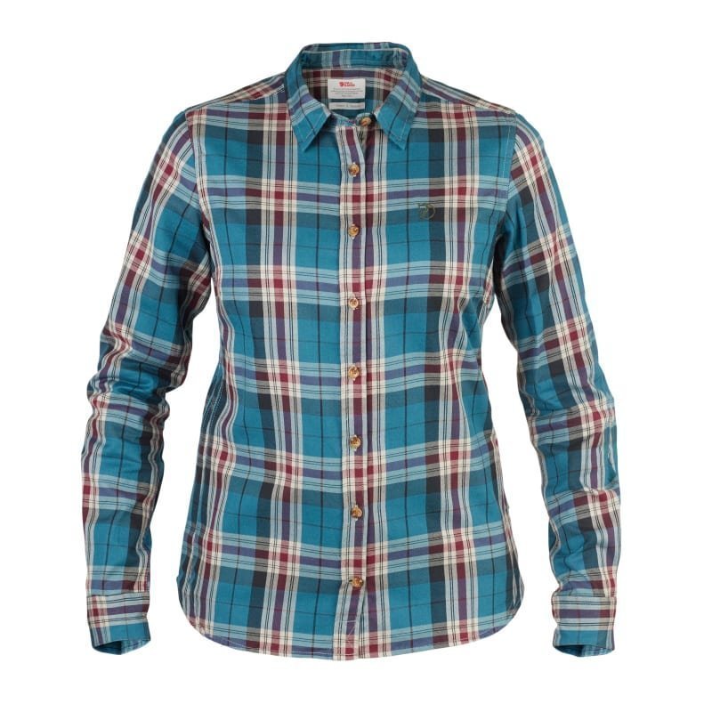 Fjällräven Övik Flannel Shirt W L Glacier Green