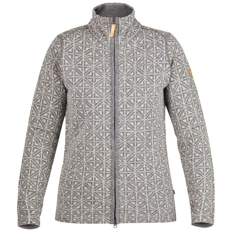 Fjällräven Övik Frost Cardigan Women's L Dark Grey