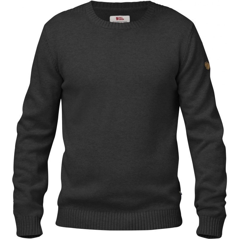 Fjällräven Övik Knit Crew M Dark Grey