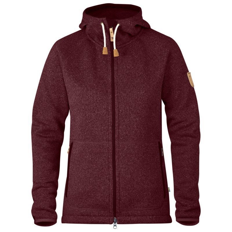 Fjällräven Övik Reinforced Hoodie W M Dark Garnet