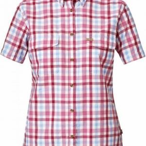 Fjällräven Övik Shirt SS Women Punainen S