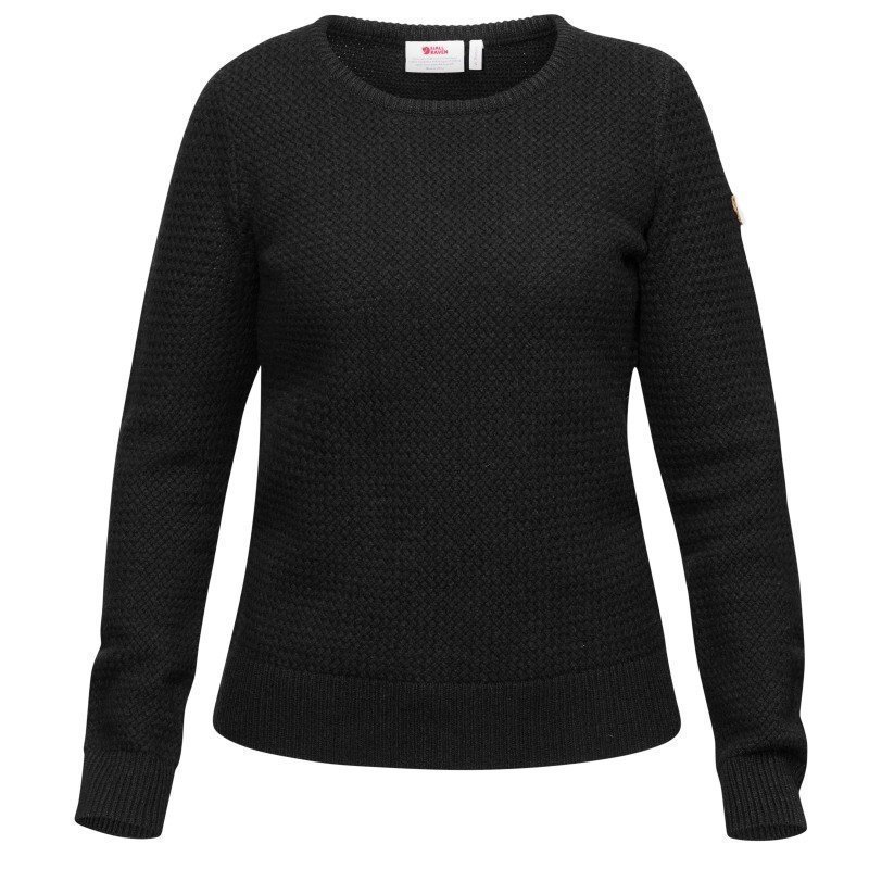 Fjällräven Övik Structure Sweater W L Dark Grey