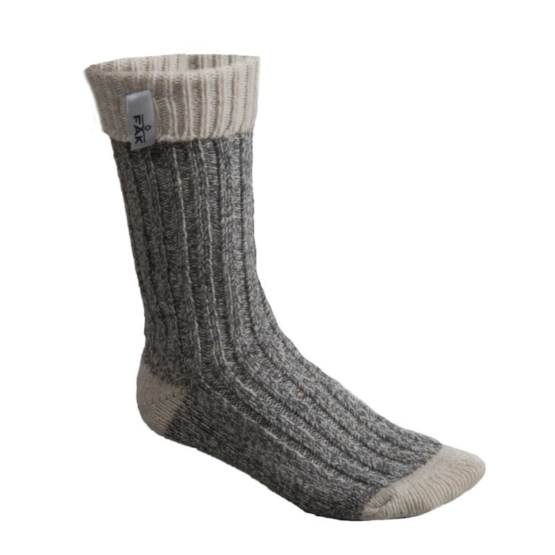 FÅK Boot Sock 36-40 Grey Melange