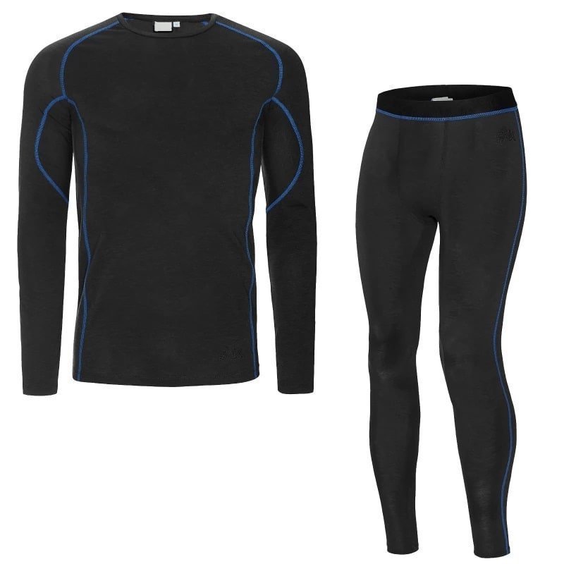 FÅK Men's Merino Plus set S Dark Grey