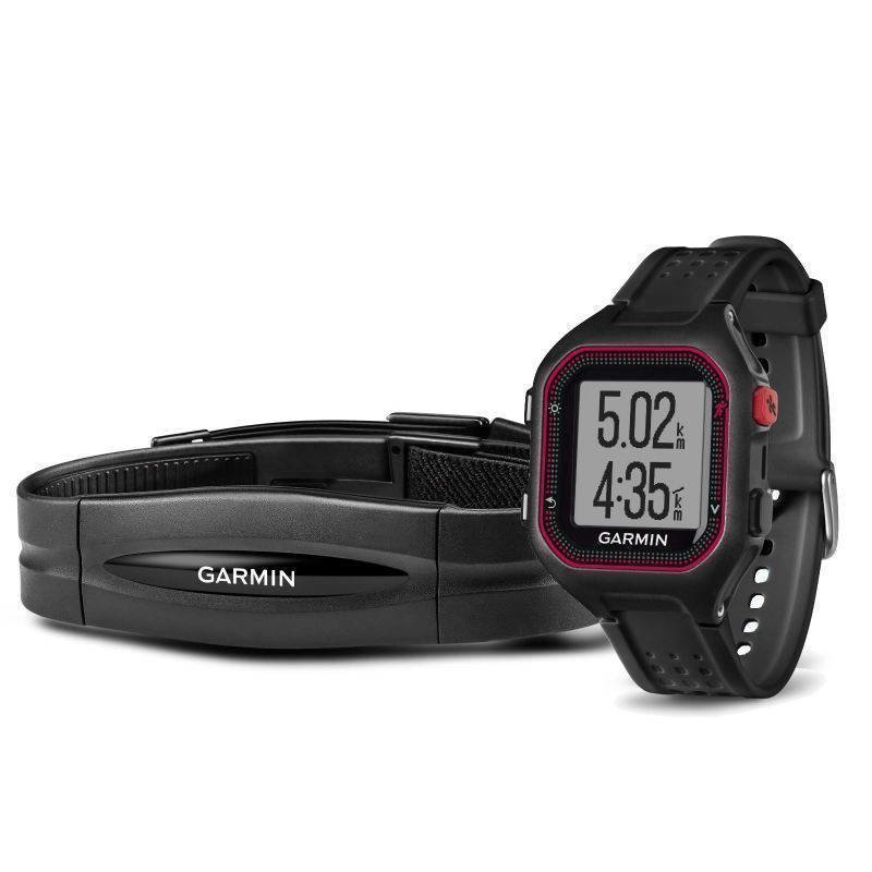 Garmin Forerunner 25 HR ONE SIZE Black/Red