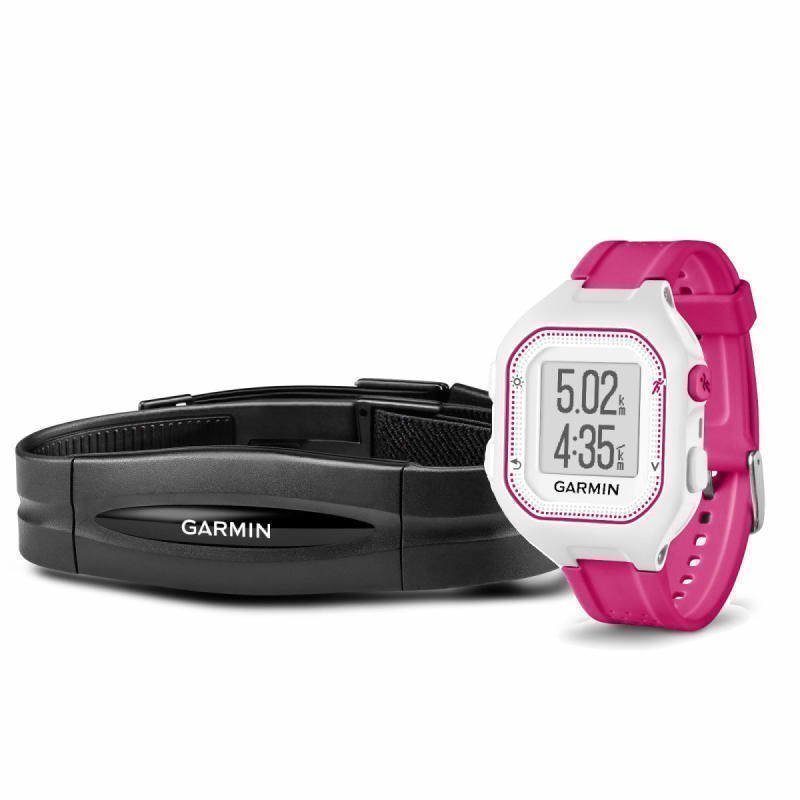 Garmin Forerunner 25 HR ONE SIZE White/Pink