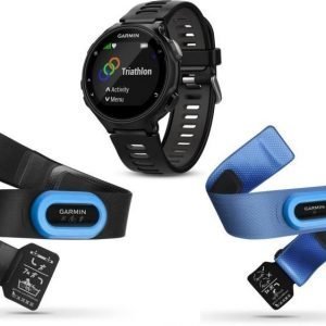 Garmin Forerunner 735XT Triathlon Bundle Musta