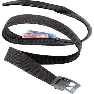 Go Travel Belt Bank musta rahojen kuljetusvyö