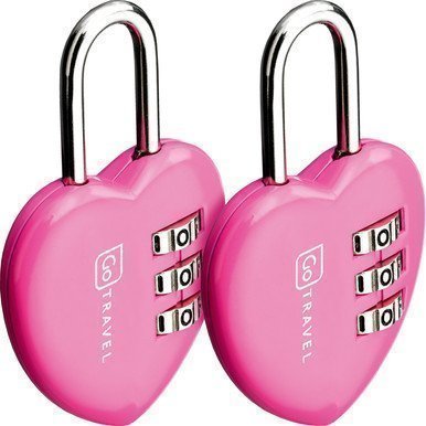 Go Travel My Locks numerolukko pinkki