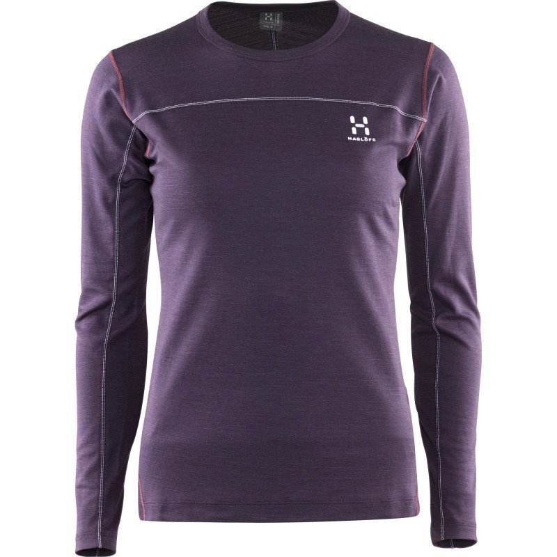 Haglöfs Actives Blend Roundneck Women L ACAI BERRY