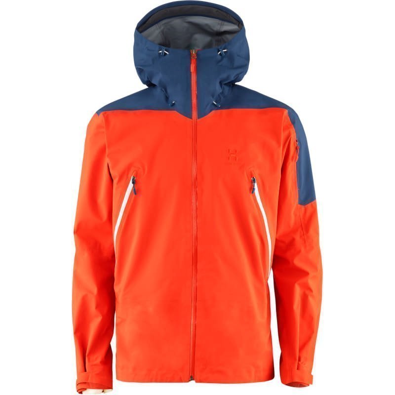 Haglöfs Couloir Jacket Men L Habanero/Blue Ink