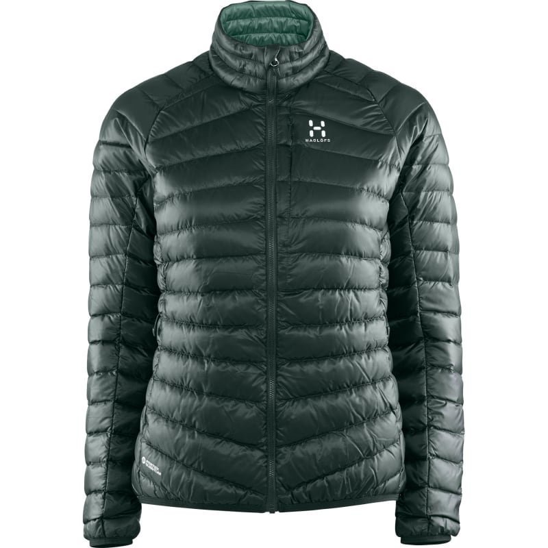 Haglöfs Essens III Down Jacket Women L Mineral/Marble Green