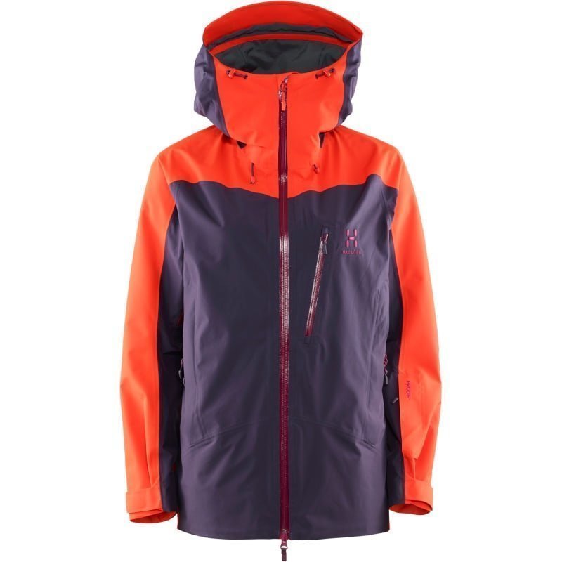 Haglöfs Niva Jacket Women's XS Acai Berry/Habanero