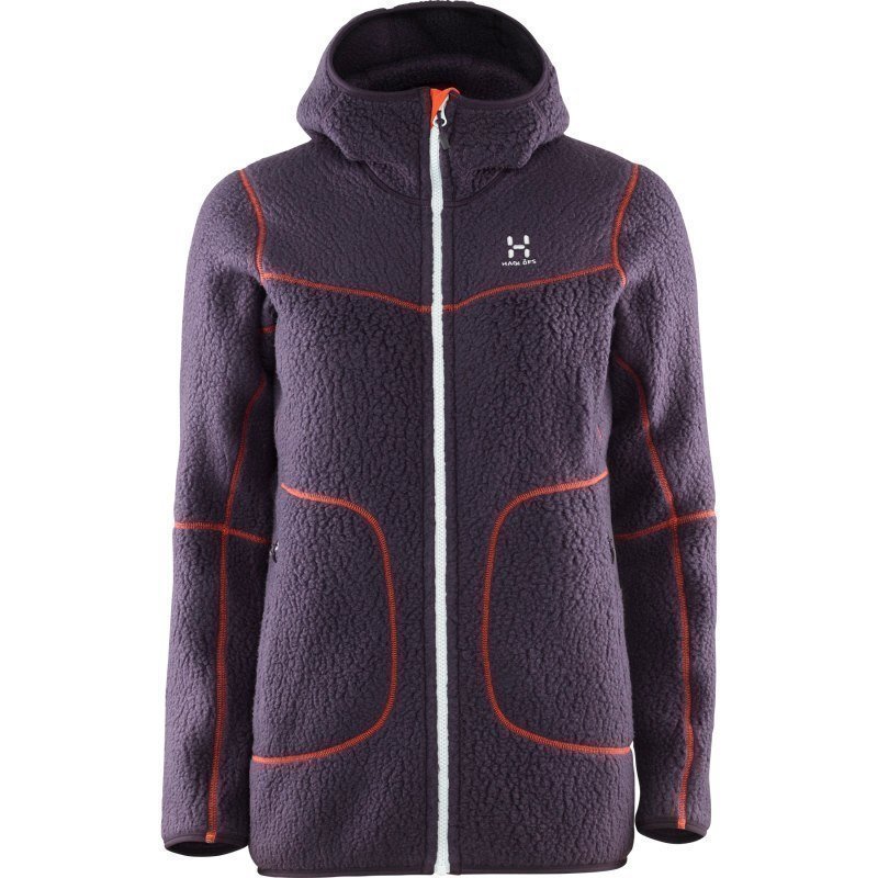 Haglöfs Pile Hood Women L Acai Berry