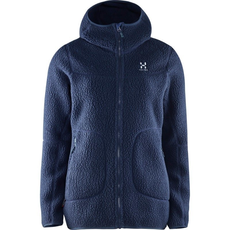 Haglöfs Pile Hood Women L Deep Blue