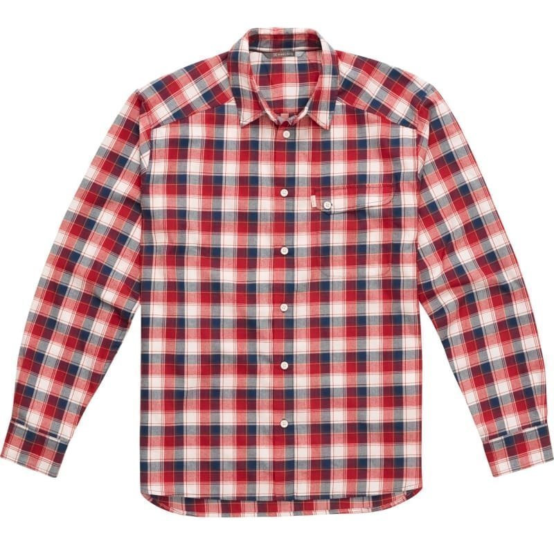 Haglöfs Tarn Flannell Shirt Men L Real Red/Blue Ink