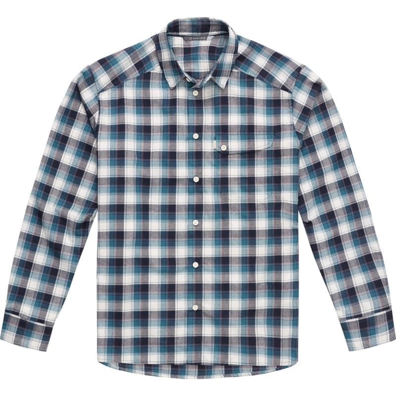 Haglöfs Tarn Flannell Shirt Men L Steel Sky/Deep Blue