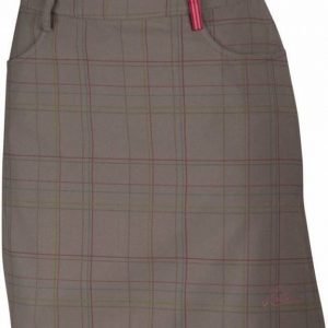 Halti Ilo Long Check Skirt Dark grey 38