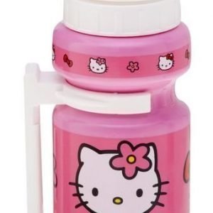 Hello Kitty juomapullo 300ml kiinnikkeellä.