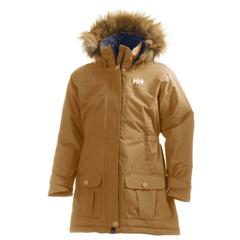 Helly Hansen Jr Stella Parka 128 Brunette Brown