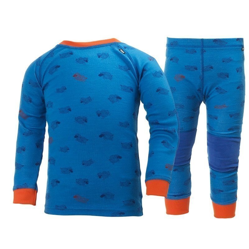 Helly Hansen K HH Warm Set 2 116 Racer Blue Print