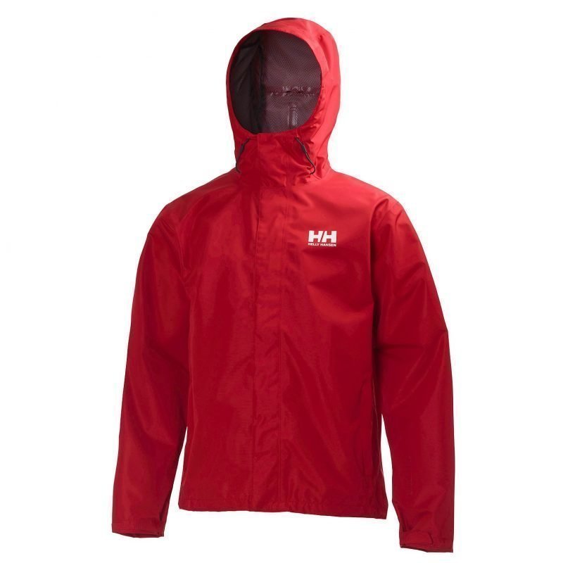 Helly Hansen SEVEN J miesten sadetakki punainen