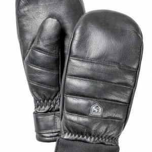 Hestra Alpine Leather Primaloft Mitt rukkanen musta