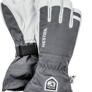 Hestra Army Leather Heli Ski Glove Harmaa 10