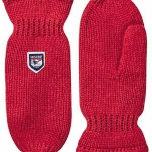 Hestra Basic Wool Mitt punainen lapanen