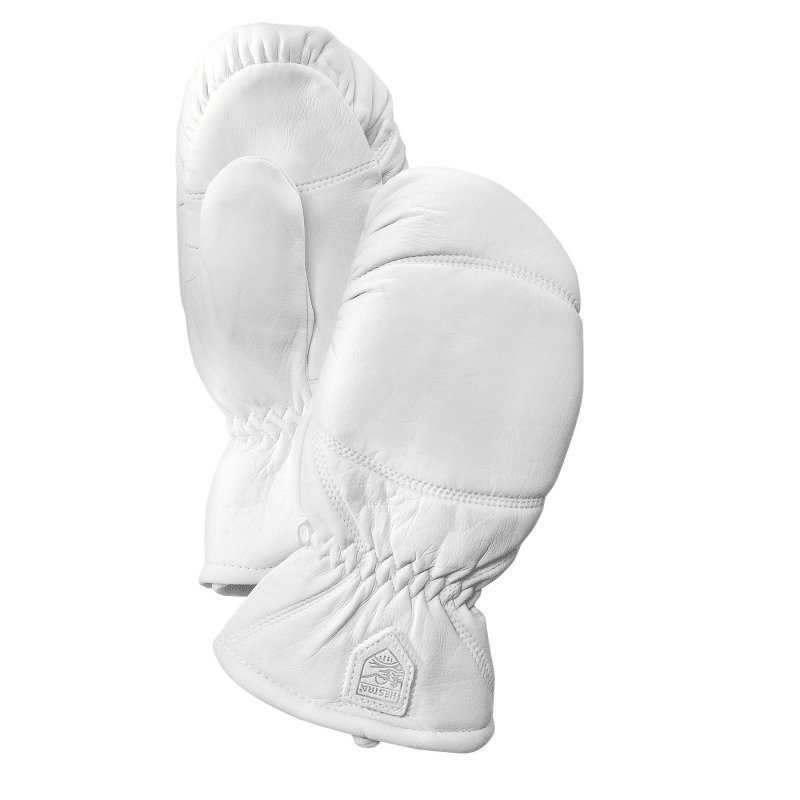 Hestra Leather Box Mitt 10 Offwhite