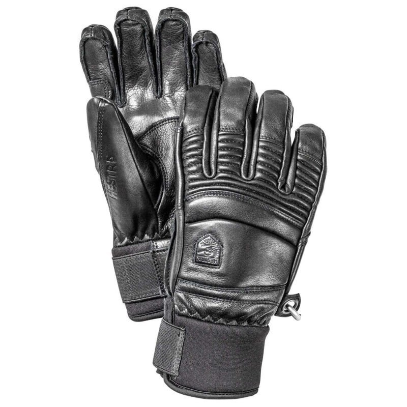 Hestra Leather Fall Line - 5-finger 6 Black