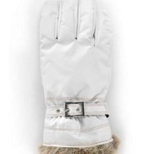 Hestra Winter Forest naisten sormikas valkoinen