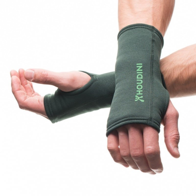 Houdini Power Wrist Gaiters M TWIN PEAKS GREEN