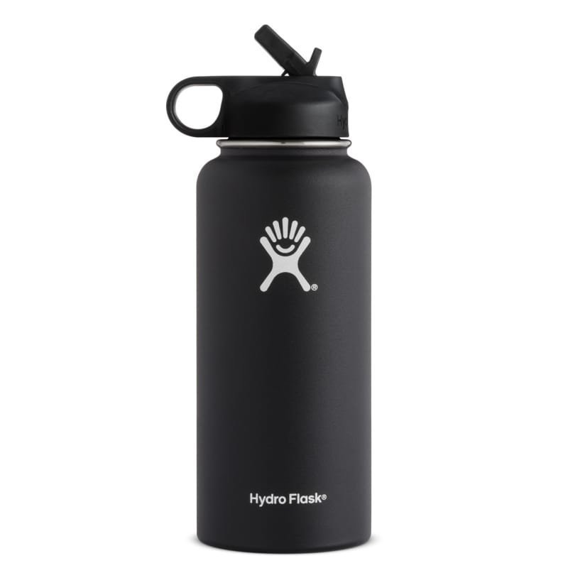 Hydroflask Wide Mouth Straw 32oz (946ml) 1SIZE Black