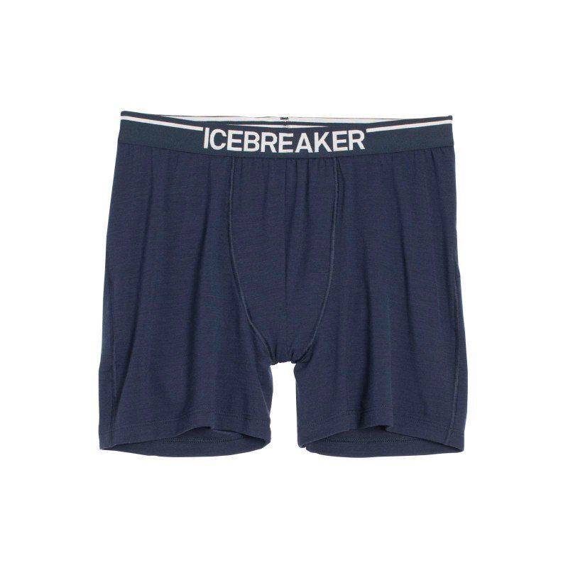 Icebreaker Men's Anatomica Boxers L Admiral/White