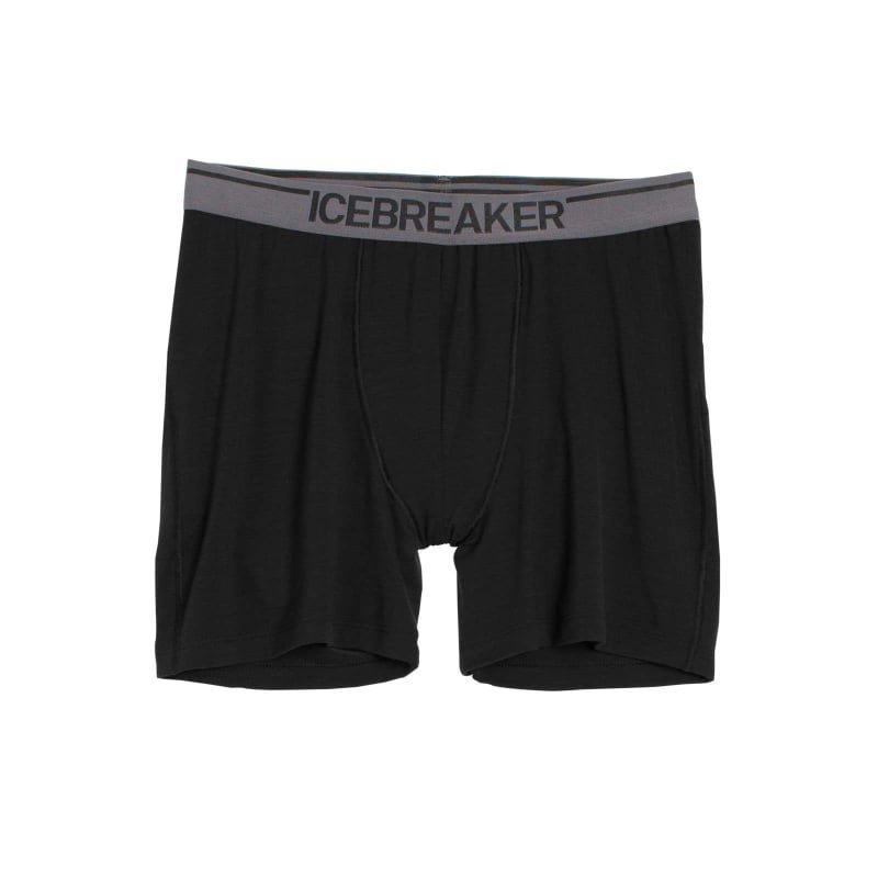 Icebreaker Men's Anatomica Boxers L Black/Monsoon