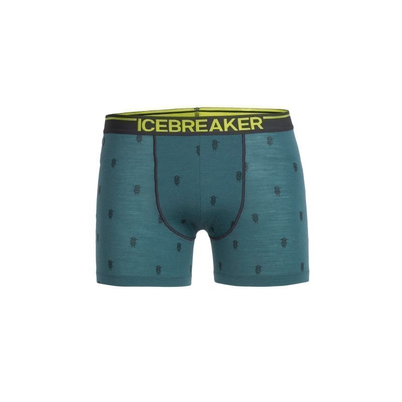 Icebreaker Men's Anatomica Boxers L Canoe/Black/Monsoon