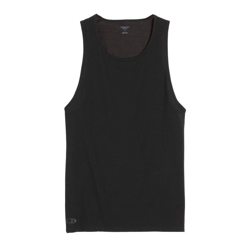 Icebreaker Mens Anatomica Tank L Black/Monsoon