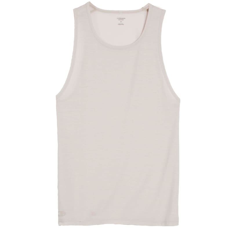 Icebreaker Mens Anatomica Tank L Ivory/White