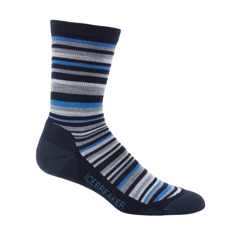 Icebreaker Men's City Lite Crewe L Admiral/Pelorus/Metro HTHR