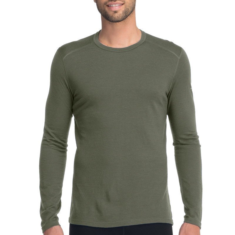 Icebreaker Men's Oasis LS Crewe L Cargo