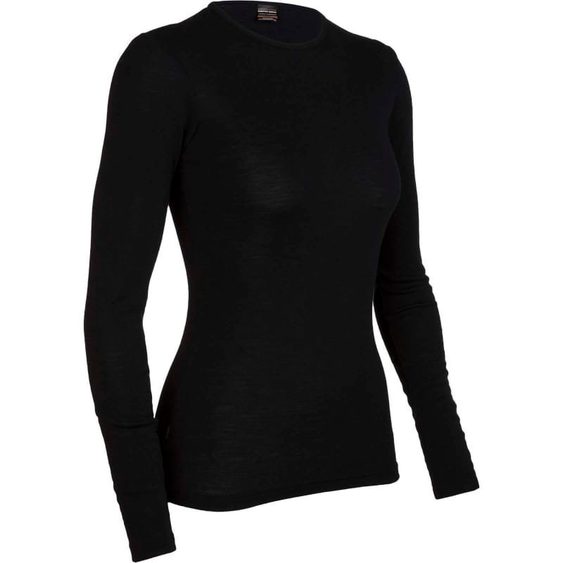 Icebreaker Women's Everyday LS Crewe L Black