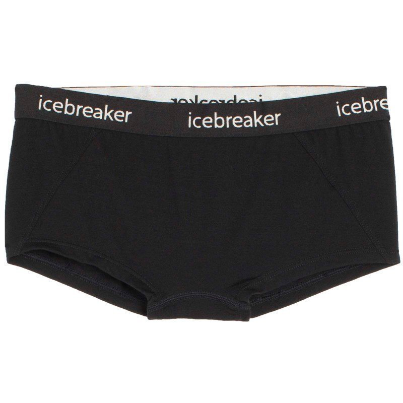 Icebreaker Women's Sprite Hot Pants L Black/Black