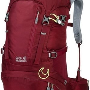 Jack Wolfskin Acs Hike 30 Women Pack Tummanpunainen