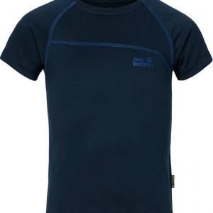 Jack Wolfskin Active T-Shirt B Tummansininen 104