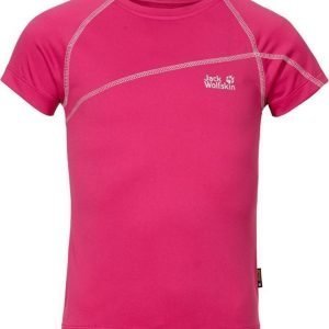 Jack Wolfskin Active T-Shirt G Pink 140