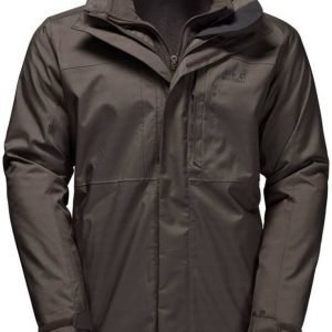 Jack Wolfskin Black Range 3In1 Oliivi L