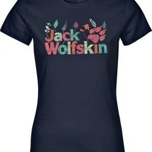 Jack Wolfskin Brand T Tummansininen L