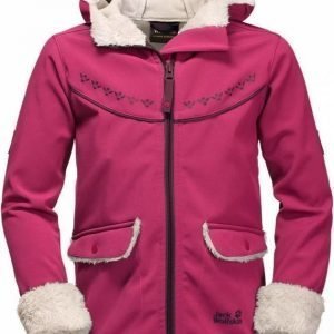 Jack Wolfskin Cold Breeze Jacket Girls Punainen 104