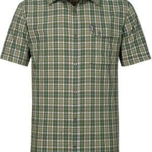 Jack Wolfskin Crossley SS Shirt Oliivinvihreä L